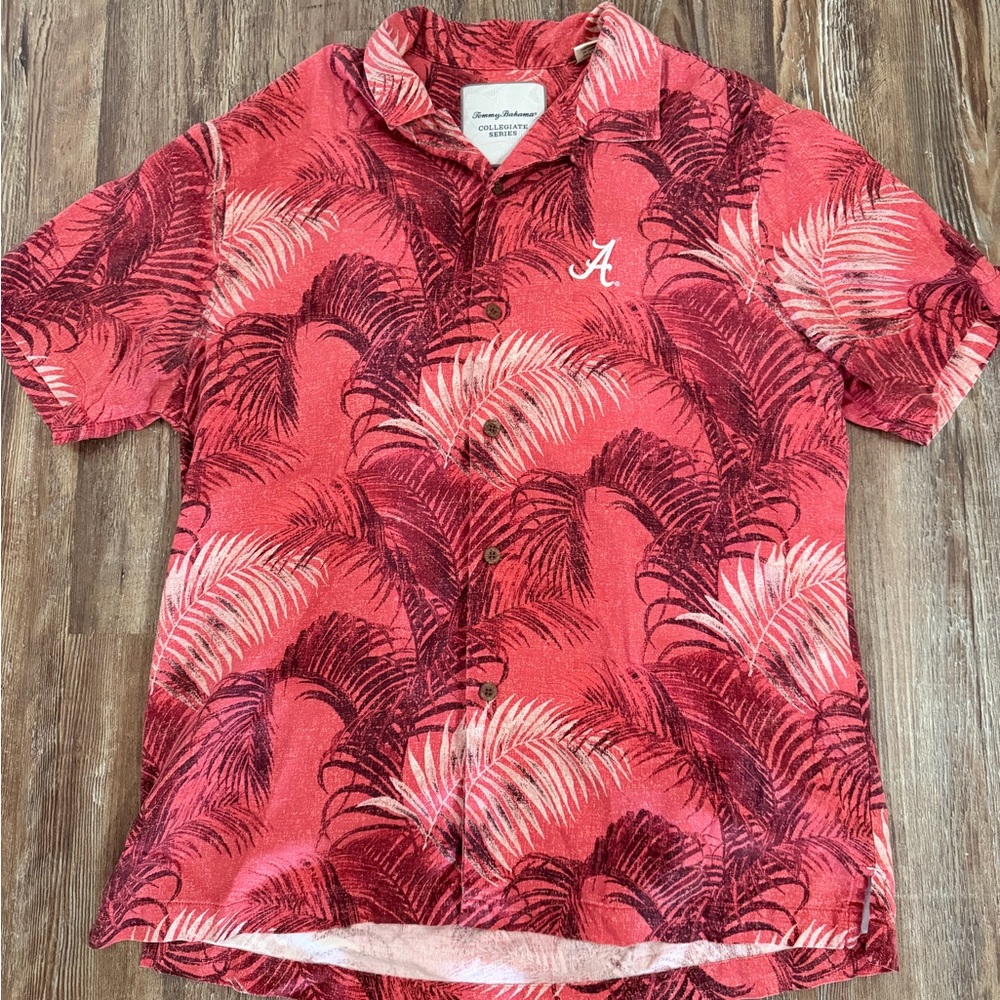 Tommy Bahama Alabama Leaf Print Men's Shirt
